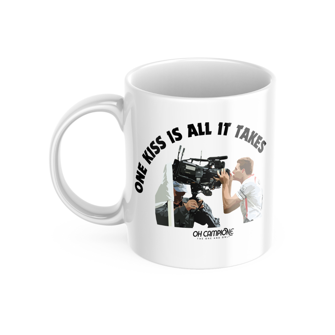 One Kiss Is All It Takes Mug